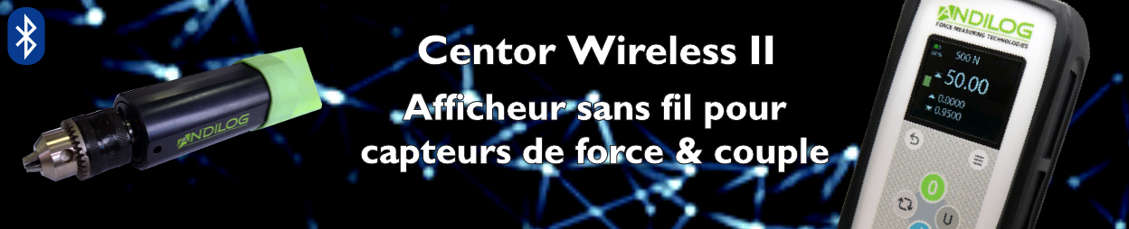 Un capteur de force et de couple sans fil utilisé pour mesurer la tension et la force de rotation sur un dispositif mécanique dans un environnement de laboratoire.